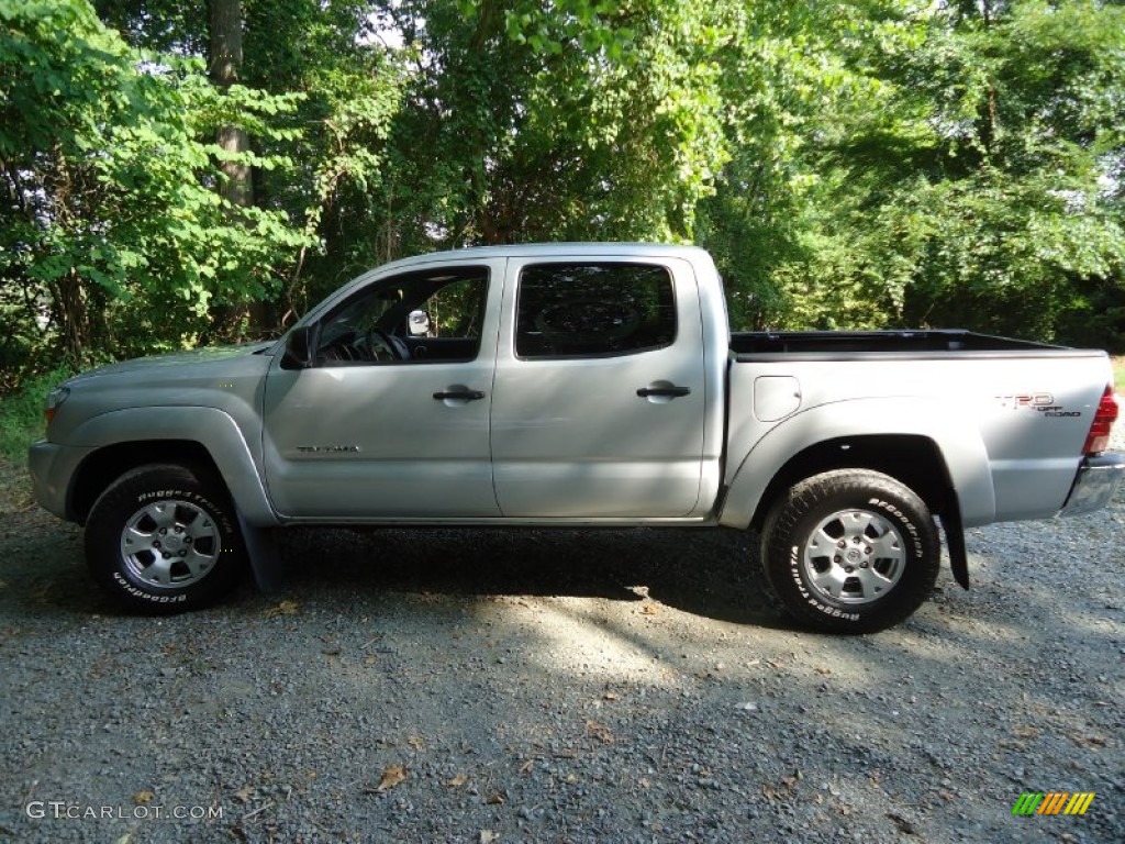 2004 Tacoma V6 PreRunner TRD Double Cab - Lunar Mist Metallic / Charcoal photo #4