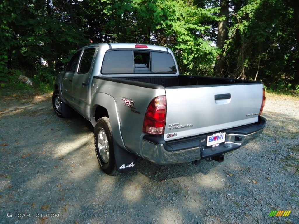 2004 Tacoma V6 PreRunner TRD Double Cab - Lunar Mist Metallic / Charcoal photo #5