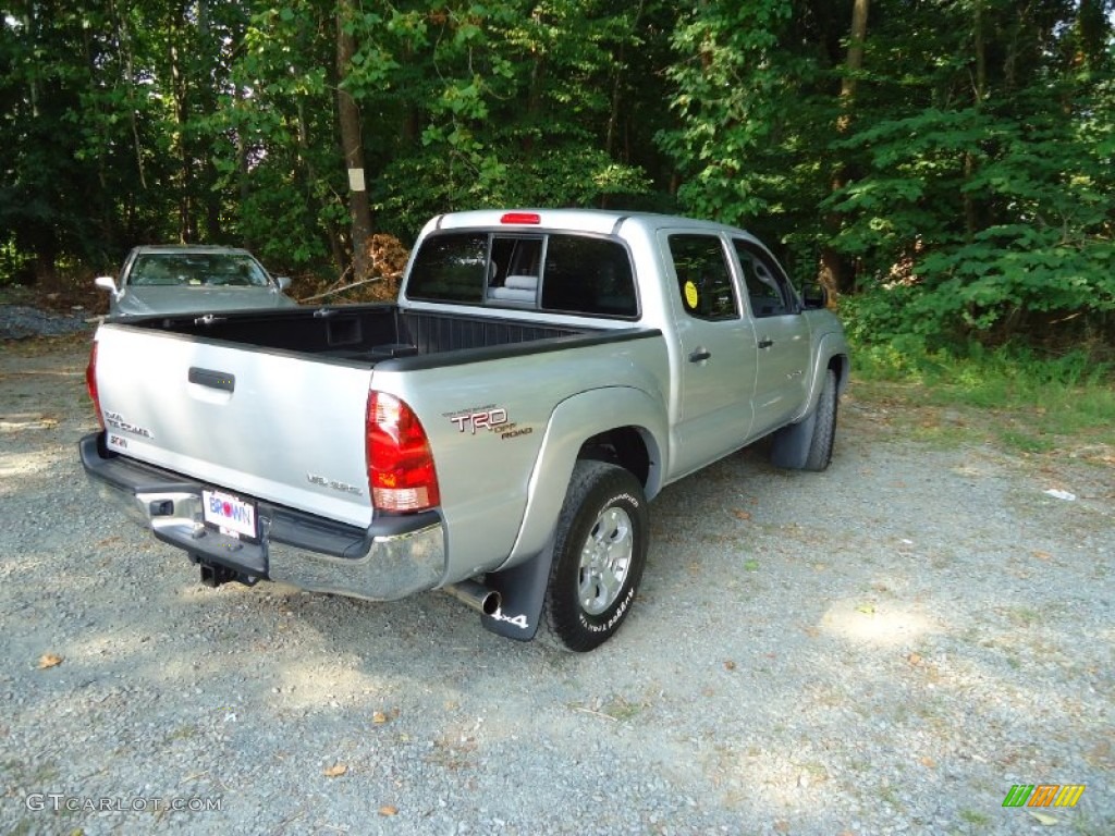 2004 Tacoma V6 PreRunner TRD Double Cab - Lunar Mist Metallic / Charcoal photo #7