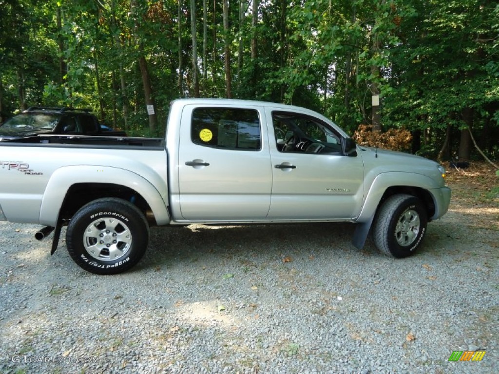 2004 Tacoma V6 PreRunner TRD Double Cab - Lunar Mist Metallic / Charcoal photo #8