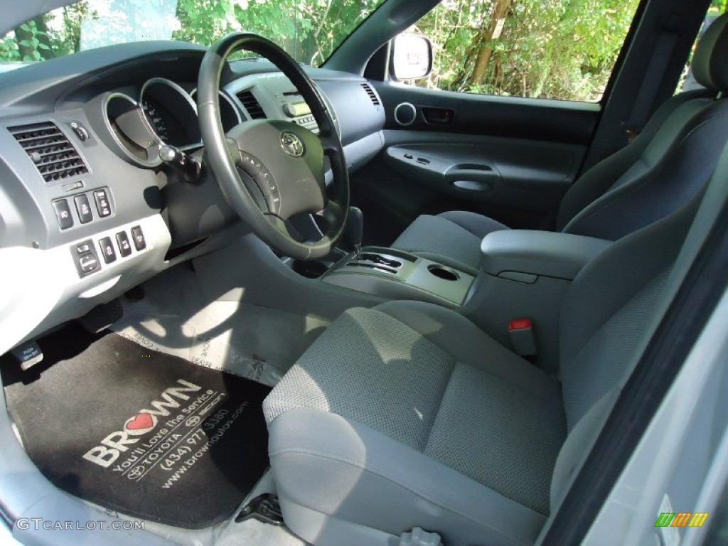 2004 Tacoma V6 PreRunner TRD Double Cab - Lunar Mist Metallic / Charcoal photo #9