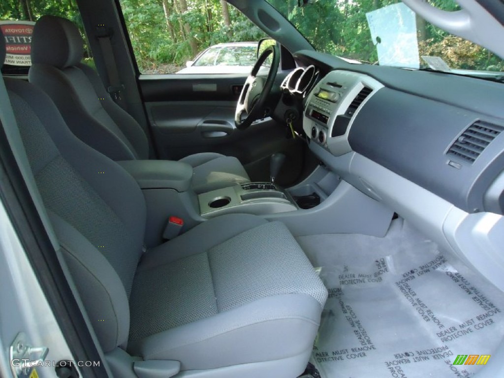 2004 Tacoma V6 PreRunner TRD Double Cab - Lunar Mist Metallic / Charcoal photo #13