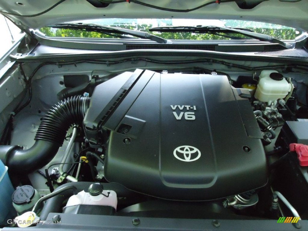 2004 Tacoma V6 PreRunner TRD Double Cab - Lunar Mist Metallic / Charcoal photo #34