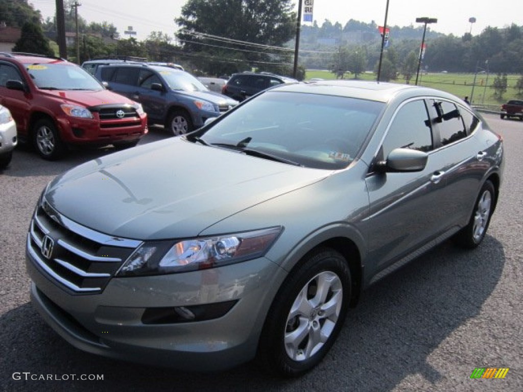 2010 Accord Crosstour EX-L 4WD - Opal Sage Metallic / Black photo #3