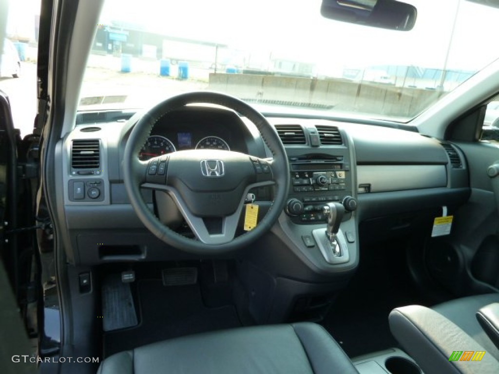 2011 Honda CR-V EX-L 4WD Black Dashboard Photo #52388305