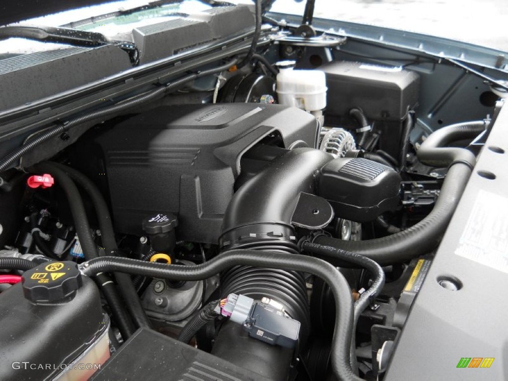 2011 Silverado 1500 LT Crew Cab 4x4 - Blue Granite Metallic / Light Titanium/Ebony photo #13