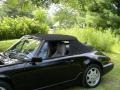 1991 Black Porsche 911 Carrera 2 Cabriolet  photo #58