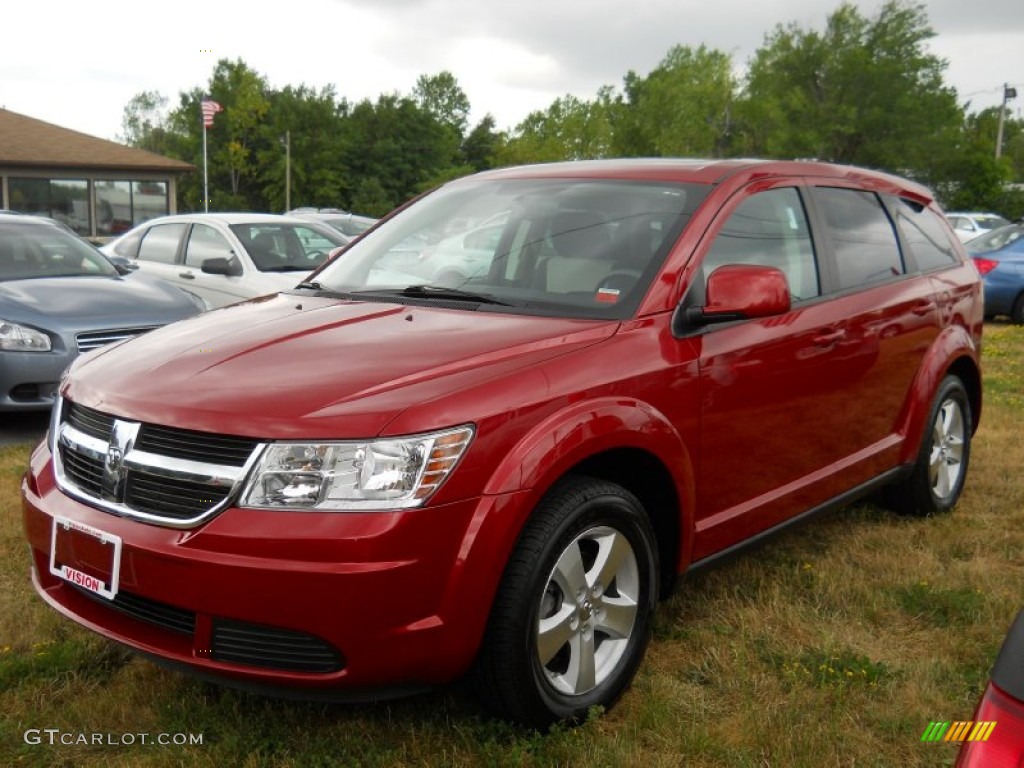 Inferno Red Crystal Pearl 2009 Dodge Journey SXT Exterior Photo #52389424