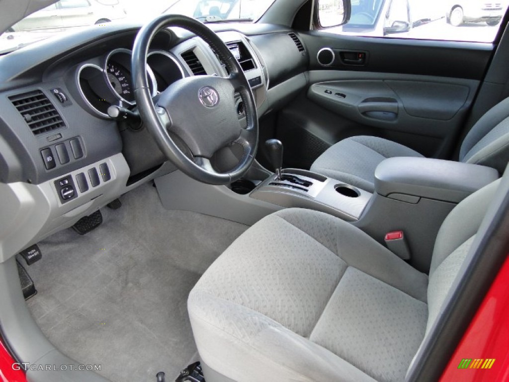 Graphite Gray Interior 2006 Toyota Tacoma V6 Double Cab 4x4 Photo #52390215