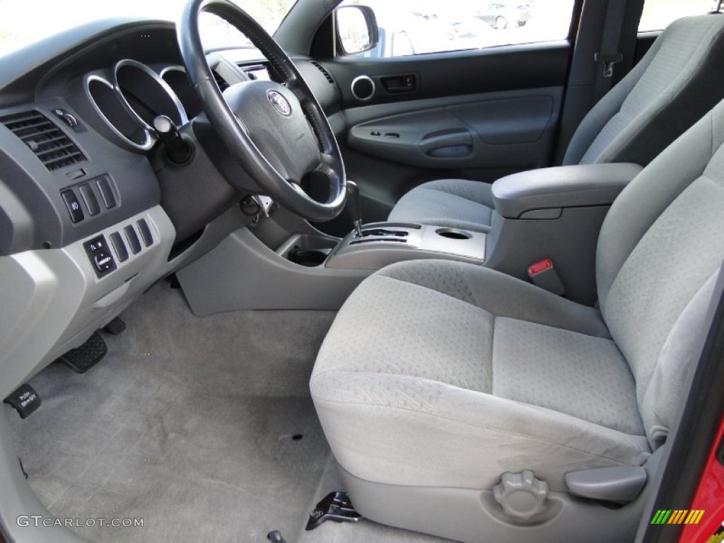 Graphite Gray Interior 2006 Toyota Tacoma V6 Double Cab 4x4 Photo #52390242