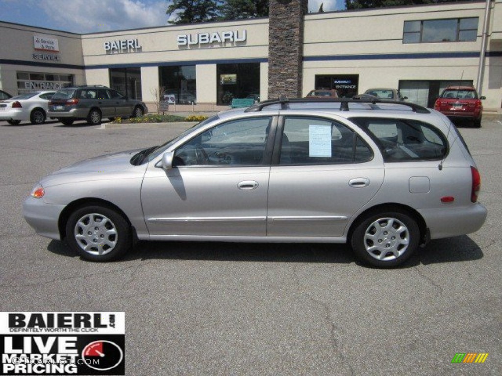 2000 Elantra GLS Wagon - Sandalwood / Gray photo #2