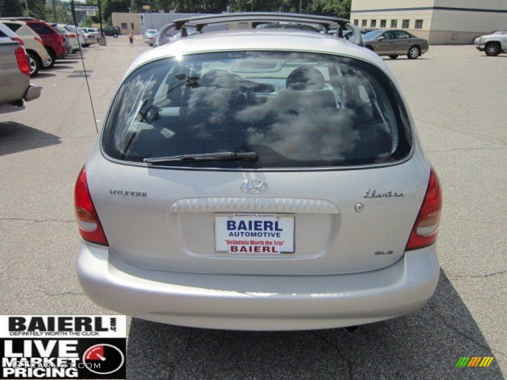 2000 Elantra GLS Wagon - Sandalwood / Gray photo #4