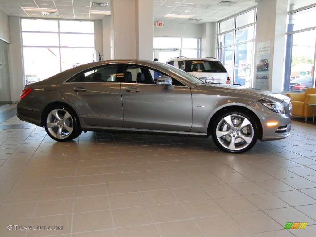 2012 CLS 550 Coupe - Palladium Silver Metallic / Black photo #7