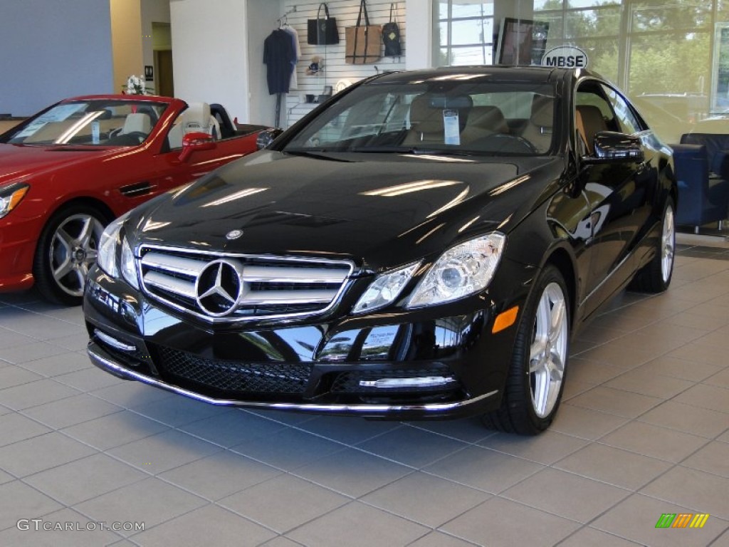 Black 2012 Mercedes-Benz E 350 Coupe Exterior Photo #52390962