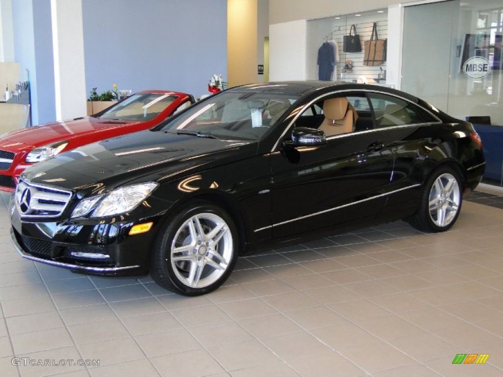 Black 2012 Mercedes-Benz E 350 Coupe Exterior Photo #52390989