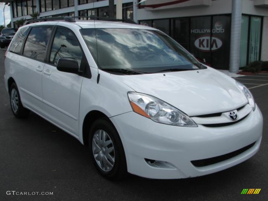 Natural White Toyota Sienna