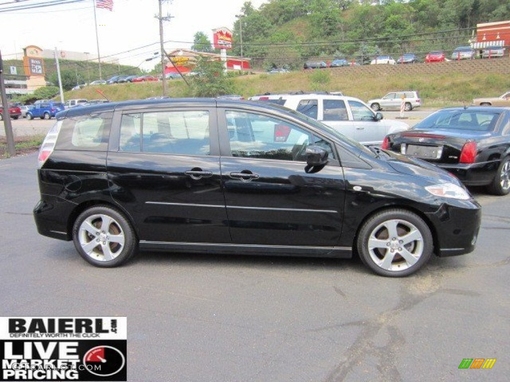 2007 MAZDA5 Touring - Brilliant Black / Black photo #2