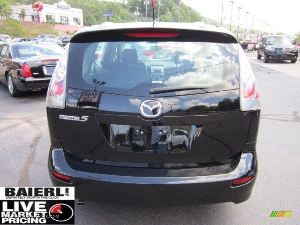 2007 MAZDA5 Touring - Brilliant Black / Black photo #4