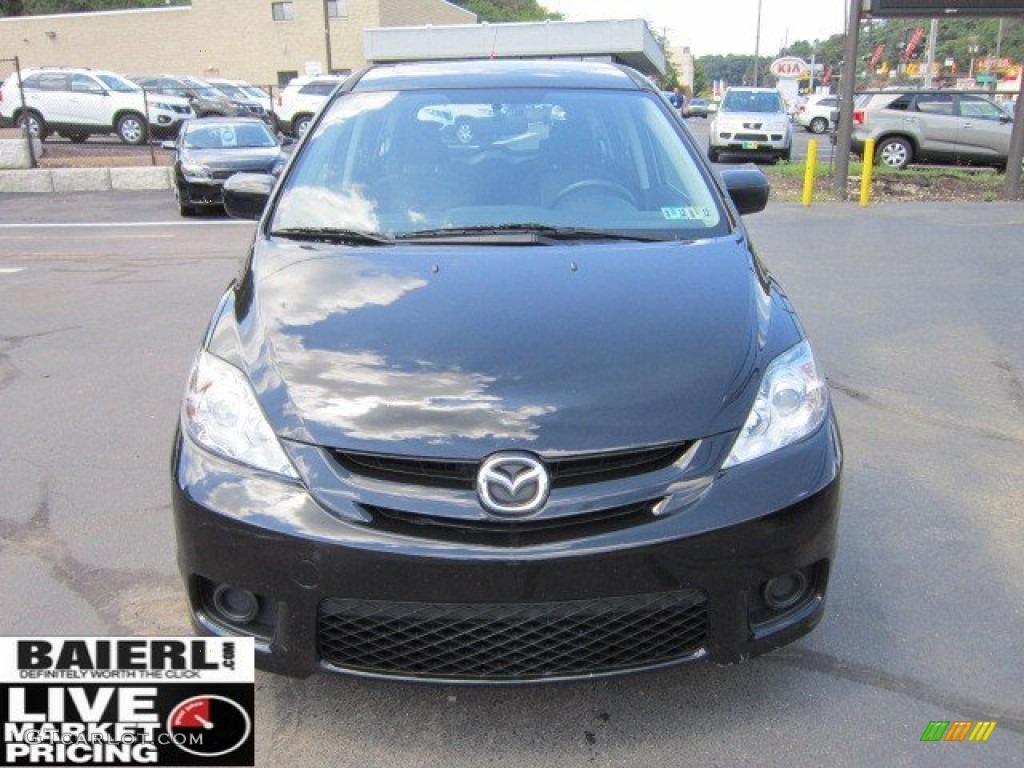 2007 MAZDA5 Touring - Brilliant Black / Black photo #8