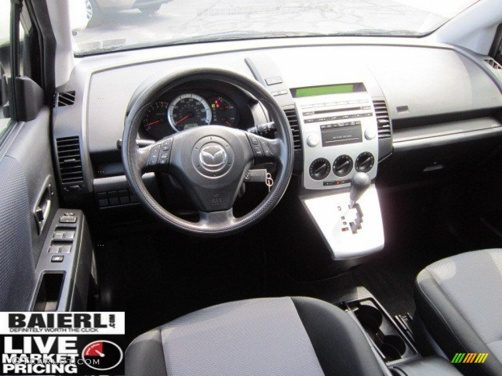 2007 MAZDA5 Touring - Brilliant Black / Black photo #15