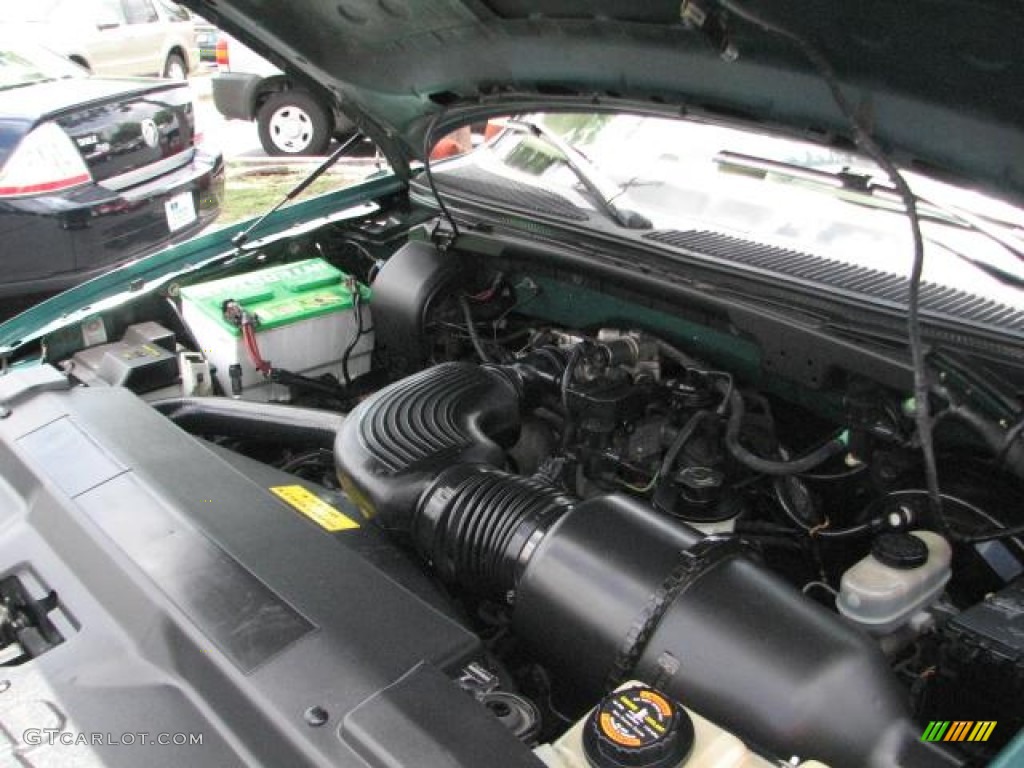 1999 F150 XL Extended Cab - Woodland Green Metallic / Medium Prairie Tan photo #17