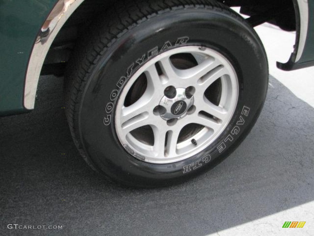 1999 F150 XL Extended Cab - Woodland Green Metallic / Medium Prairie Tan photo #18
