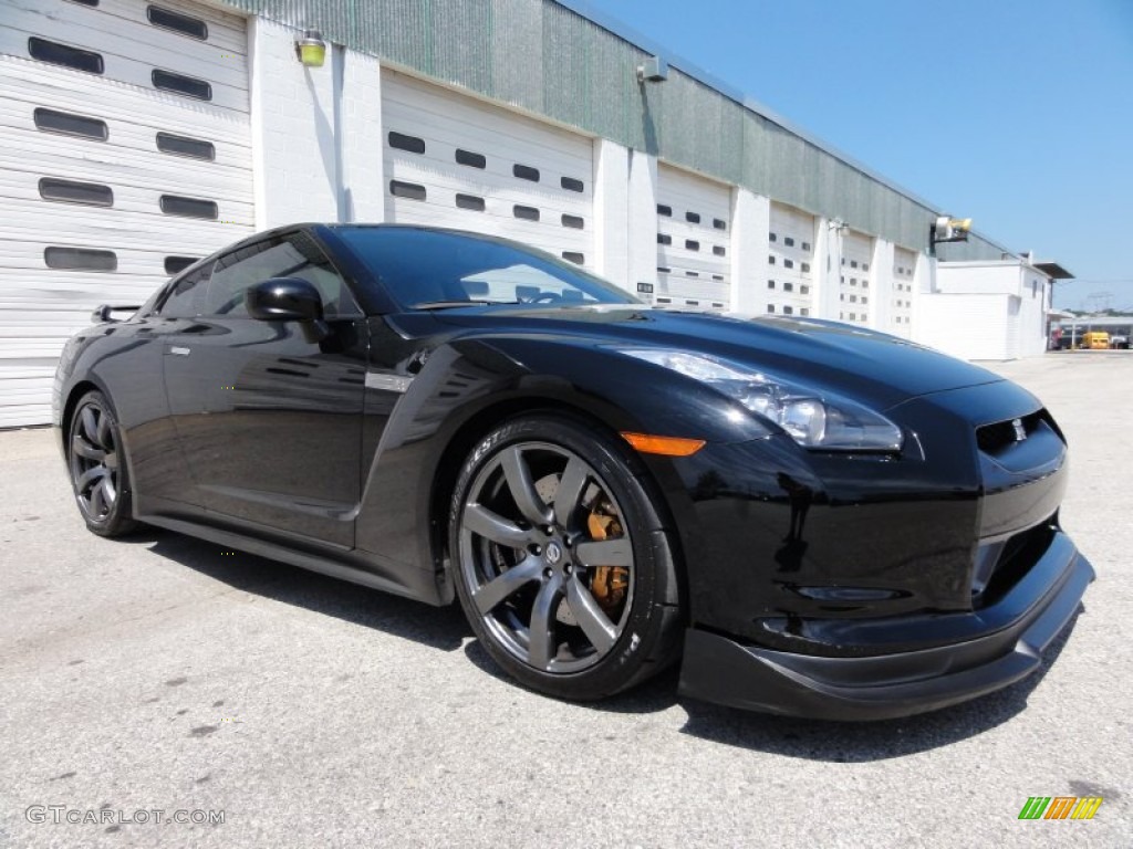Black Obsidian 2009 Nissan GT-R Premium Exterior Photo #52393395