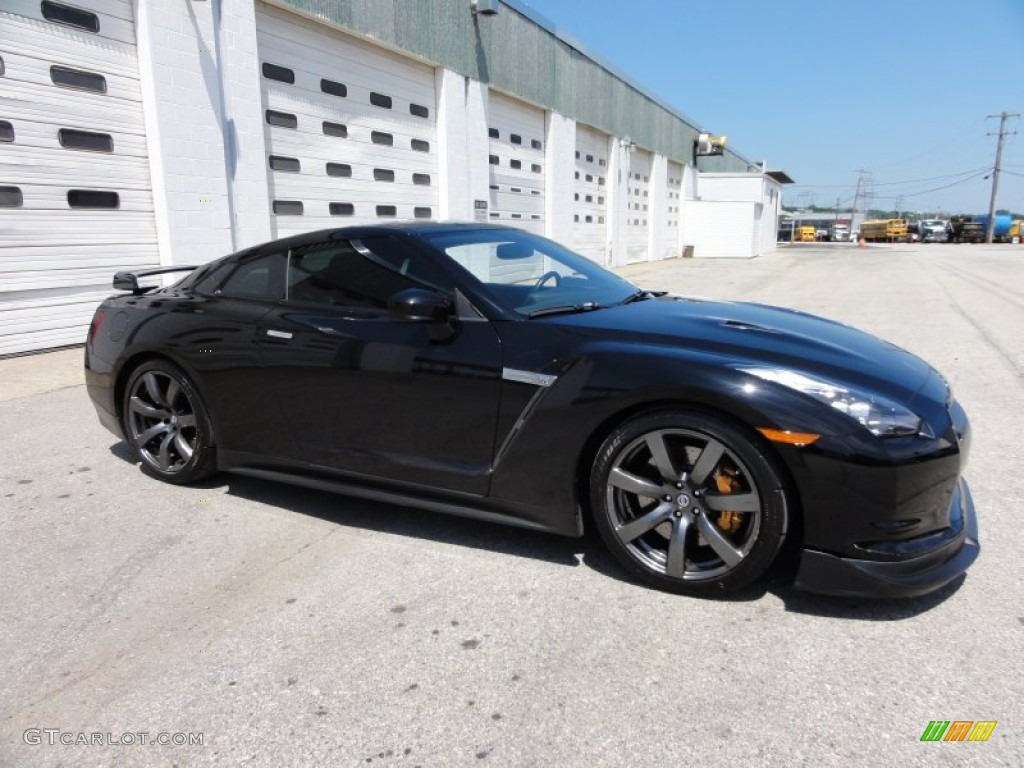 Black Obsidian 2009 Nissan GT-R Premium Exterior Photo #52393409