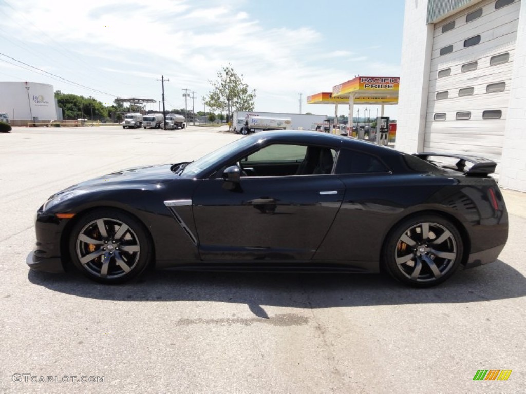 Black Obsidian 2009 Nissan GT-R Premium Exterior Photo #52393476