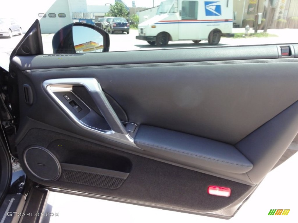2009 Nissan GT-R Premium Black Door Panel Photo #52393605