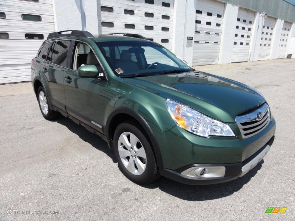 Cypress Green Pearl 2011 Subaru Outback 2.5i Limited Wagon Exterior Photo #52393953