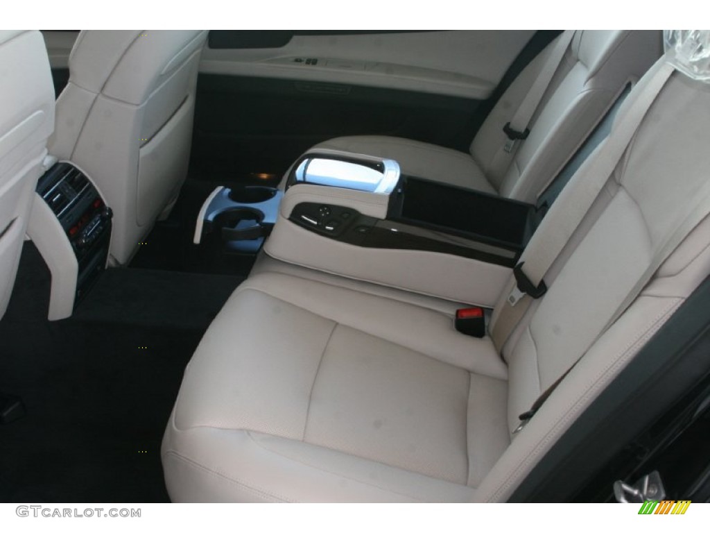 2012 7 Series 750Li Sedan - Black Sapphire Metallic / Oyster/Black photo #16