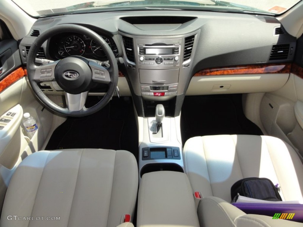 2011 Subaru Outback 2.5i Limited Wagon Warm Ivory Dashboard Photo #52394262