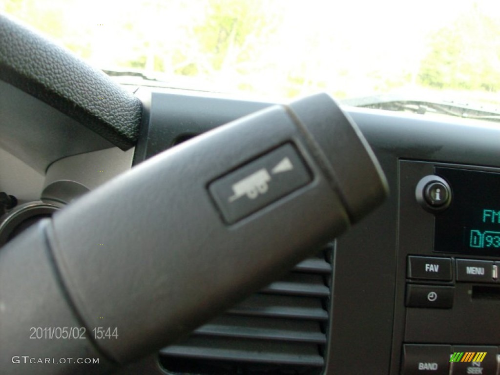 2009 Sierra 1500 SLE Extended Cab 4x4 - Stealth Gray Metallic / Ebony photo #10