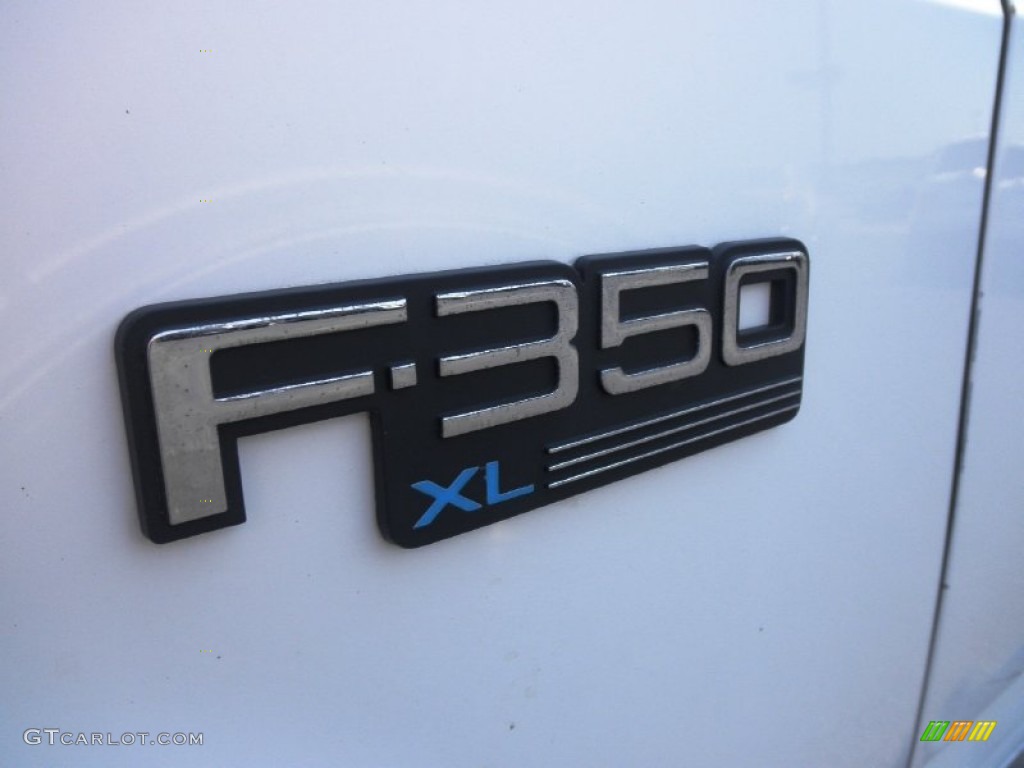1997 Ford F350 XL Regular Cab 4x4 Marks and Logos Photo #52397667