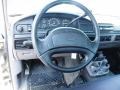 Opal Grey 1997 Ford F350 XL Regular Cab 4x4 Steering Wheel