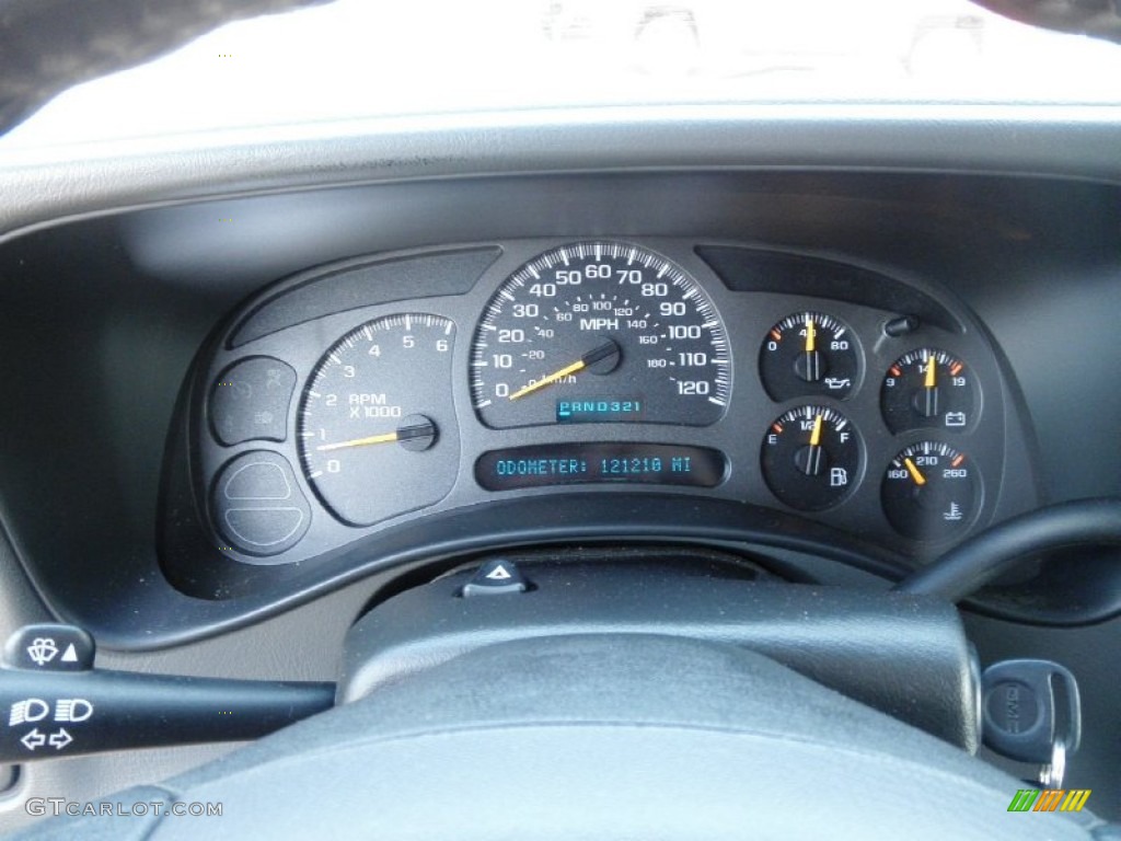 2003 GMC Sierra 1500 SLE Extended Cab 4x4 Gauges Photo #52398036
