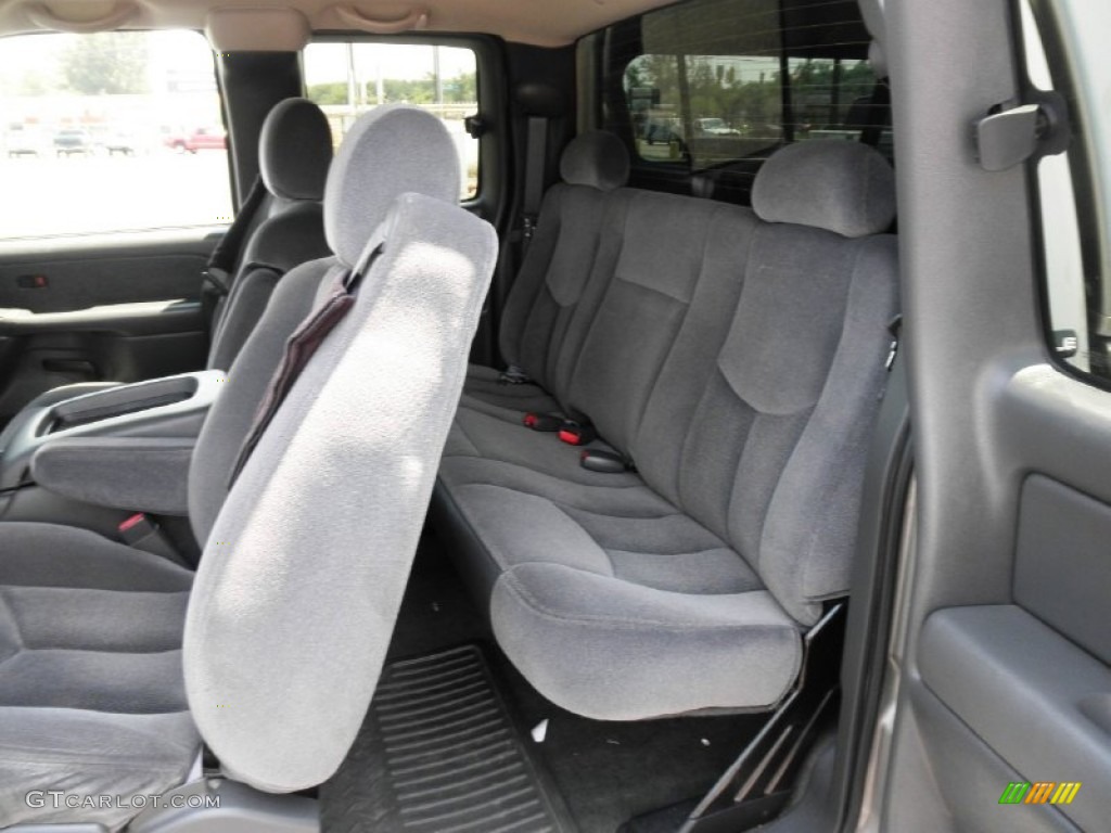 Dark Pewter Interior 2003 GMC Sierra 1500 SLE Extended Cab 4x4 Photo #52398093
