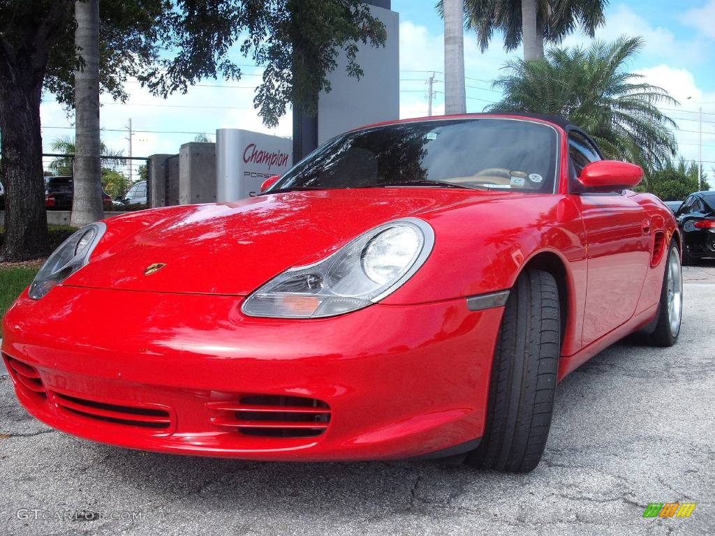 2004 Boxster S - Guards Red / Savanna Beige photo #1