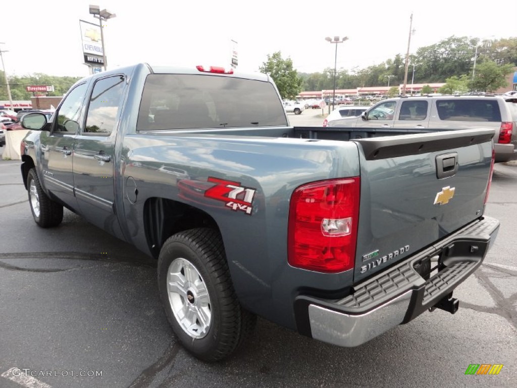 2011 Silverado 1500 LT Crew Cab 4x4 - Blue Granite Metallic / Ebony photo #5