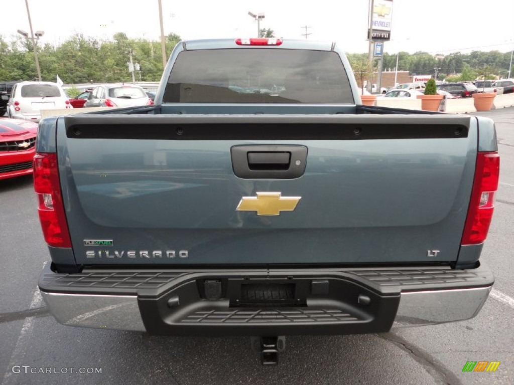 2011 Silverado 1500 LT Crew Cab 4x4 - Blue Granite Metallic / Ebony photo #6