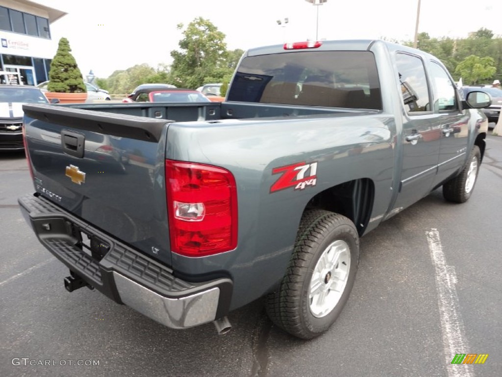 2011 Silverado 1500 LT Crew Cab 4x4 - Blue Granite Metallic / Ebony photo #7