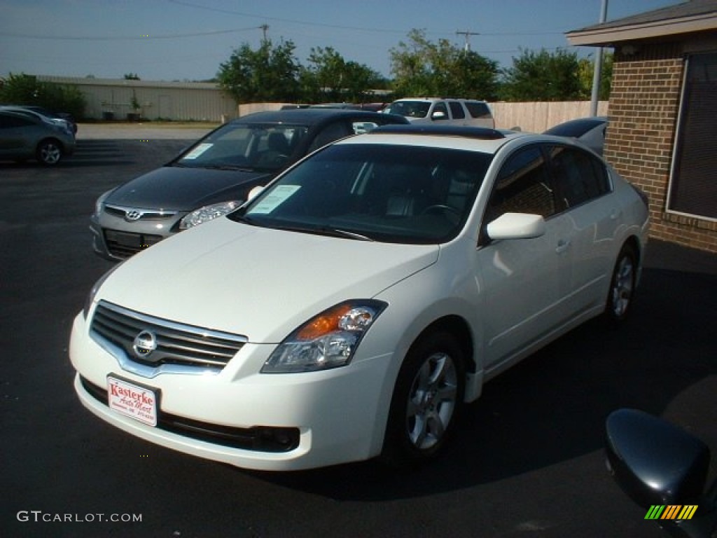 2008 Altima 2.5 SL - Winter Frost Pearl / Charcoal photo #1