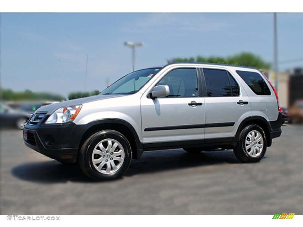 Alabaster Silver Metallic 2006 Honda CR-V EX 4WD Exterior Photo #52399191