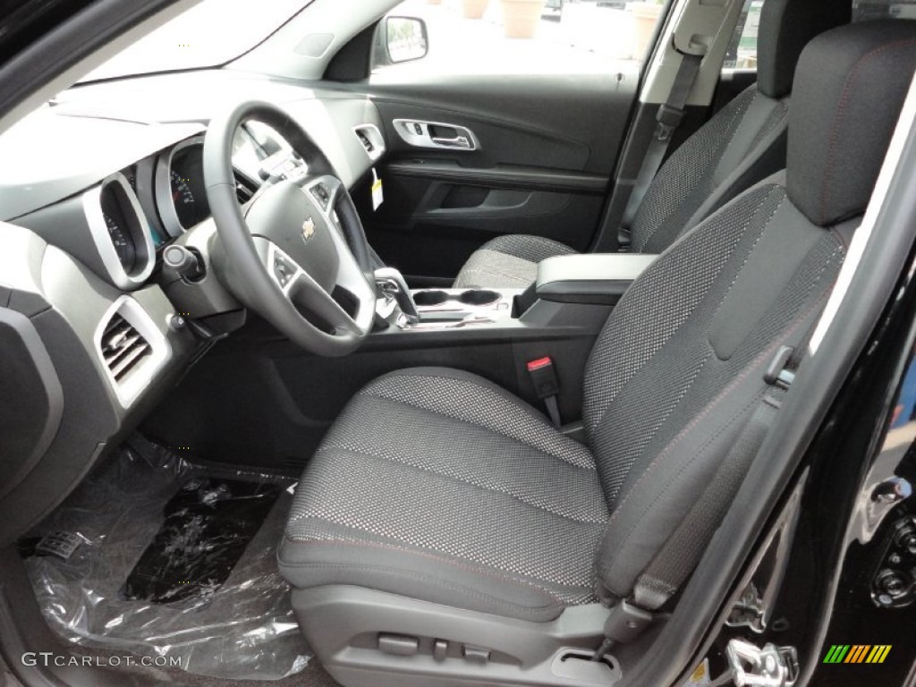 Jet Black Interior 2012 Chevrolet Equinox LT AWD Photo #52399296