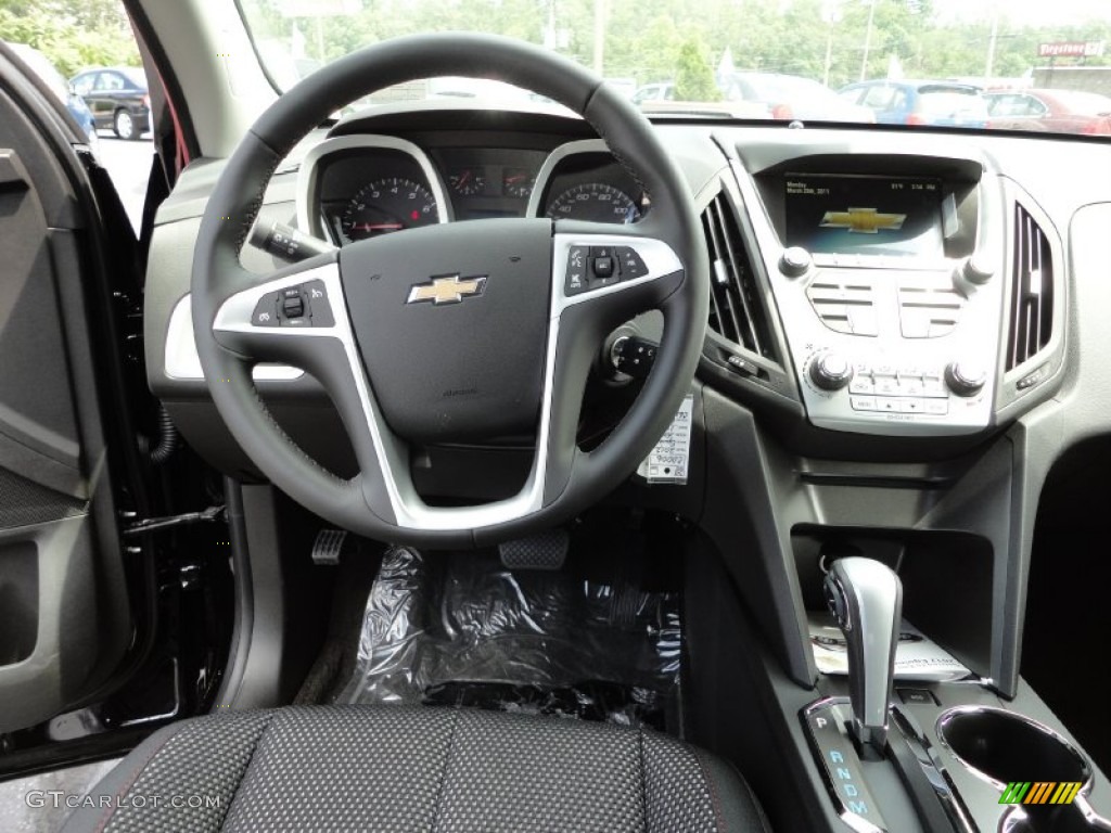 2012 Chevrolet Equinox LT AWD Jet Black Dashboard Photo #52399311