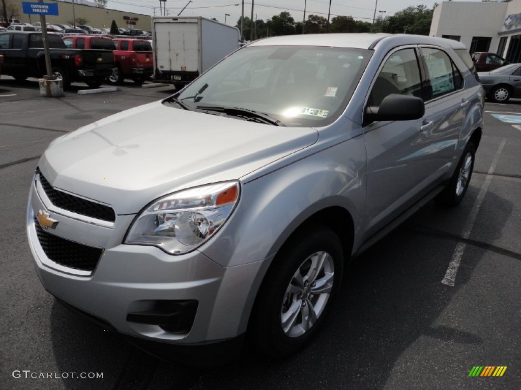 Silver Ice Metallic 2012 Chevrolet Equinox LS AWD Exterior Photo #52399482