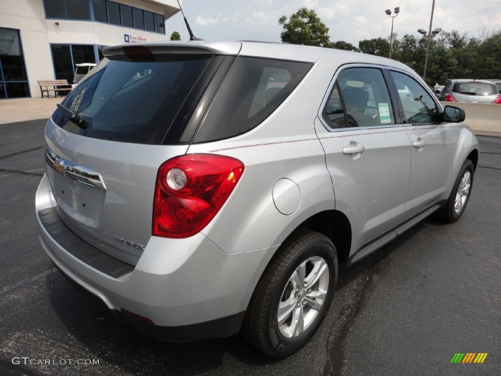 Silver Ice Metallic 2012 Chevrolet Equinox LS AWD Exterior Photo #52399542