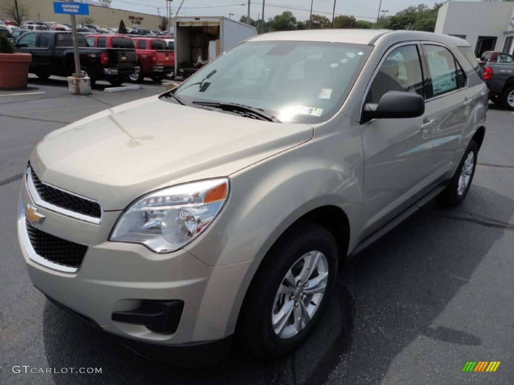 Gold Mist Metallic 2012 Chevrolet Equinox LS AWD Exterior Photo #52399794