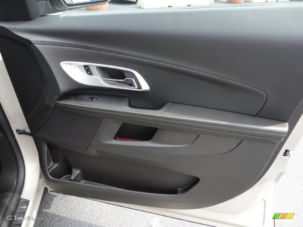 2012 Chevrolet Equinox LS AWD Jet Black Door Panel Photo #52400010